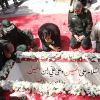 پیکر سردار شهید غیب‌پرور در خانه ابدی‌اش آرام گرفت