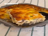 لازانیا مرغ و قارچ خوشمزه و لذیذ