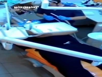 لحظه هولناک انفجار دستگاه دندانپزشکی در دهان بیمار