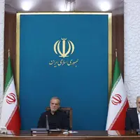 عکس/ حضور رئیس جمهور در نشست مقبله با چالش کم‌آبی