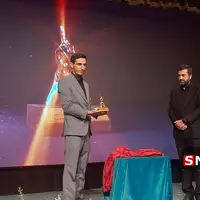 عکس/ تصاویری از تندیس جایزه سحر امامی در مراسم جشنواره بین المللی صبح