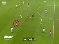 پاس گل فوق العاده رونالدو به وین رونی در زمان حضورش در منچستریونایتد