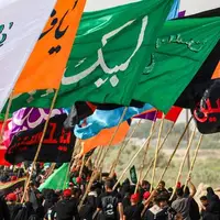 کاروان پیاده انصارالحسین(ع) در اهواز مورد استقبال قرار گرفت