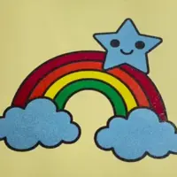 هنر نقاشی با شن