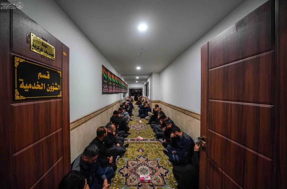  برپایی مجلس عزاداری شهادت حضرت زین‌العابدین علیه‌السلام در حرم مطهر علوی  