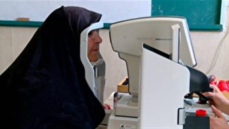برپایی میز خدمت سلامت در کوهسار