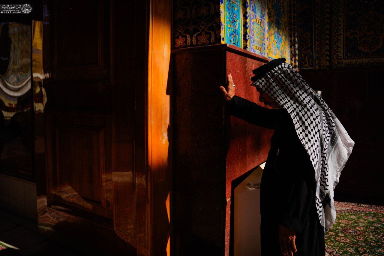 تصاویری از حرم مطهر امیرالمؤمنین(ع) در روز زیارتی ایشان