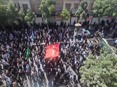 حضور گسترده شیرازی‌ها در بدرقه پیکر سردار غیب‌پرور