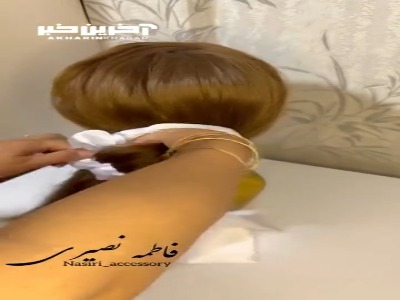 نحوه دوخت اسکرانچی کیسه دار برای وز نشدن موها