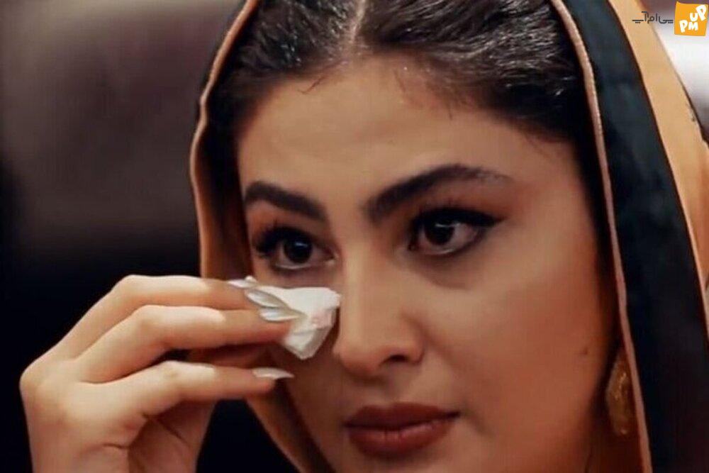 گریه مجید واشقانی به‌خاطر زندگی سخت مریم مومن