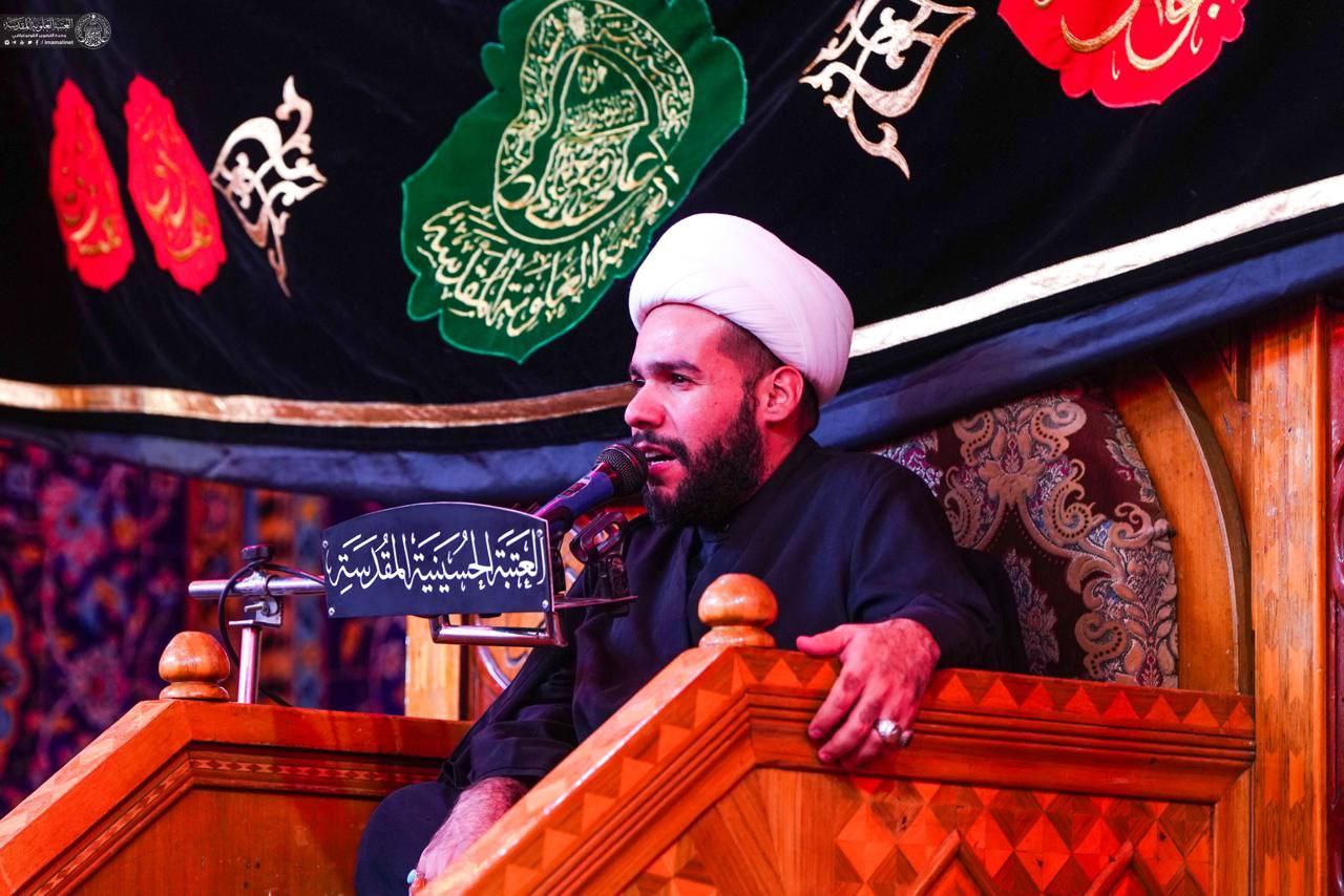 عکس/ حضور دسته عزاداری خادمان علوی در کربلا در سالروز شهادت امام سجاد (ع) 