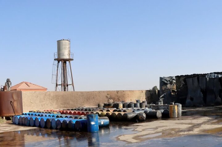 آتشسوزی در کارگاه فرآوردههای نفتی در اصفهان