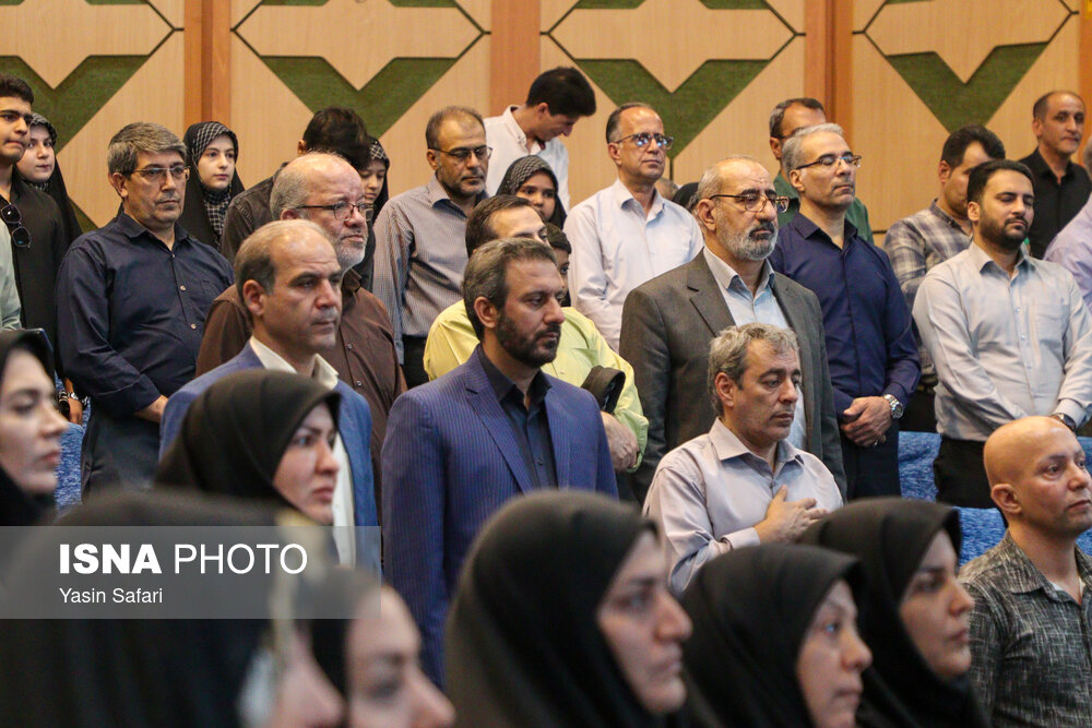 عکس/ مراسم بزرگداشت شهدای دانش آموز حمله رژیم صهیونیستی در تهران