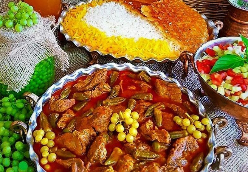 فوت‌و‌فن خوشمزگی خورشت بامیه