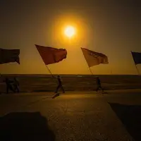  تصاویری از پیاده روی اربعین در عراق