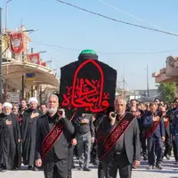 عکس/ تشییع نمادین امام سجاد(ع) در سامرا