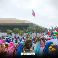 تظاهرات مقابل سفارت آمریکا در نواکشوت موریتانی 