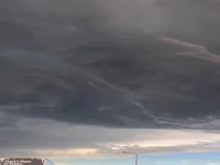 لحظه شروع تگرگ در ایالات متحده آمریکا 