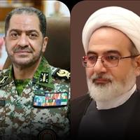 دیدار رئیس سازمان قضایی نیروهای مسلح با فرمانده قرارگاه پدافند هوایی خاتم الانبیاء