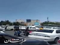 راه‌بندان در مشهد به‌دلیل قطع برق