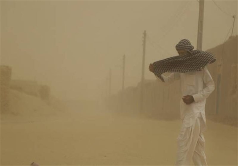 طوفان گردوخاک ۸۶ کیلومتری سیستان را درنوردید
