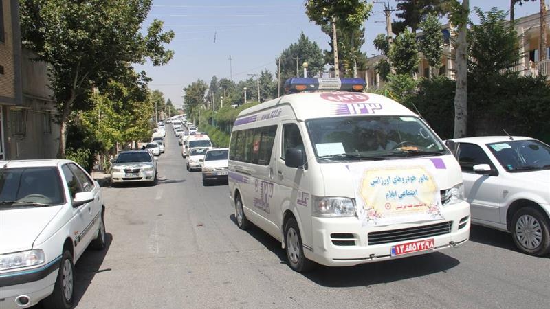 تمرین میدانی یاد سپاری اورژانس ۱۲۳ در ایلام برگزار شد