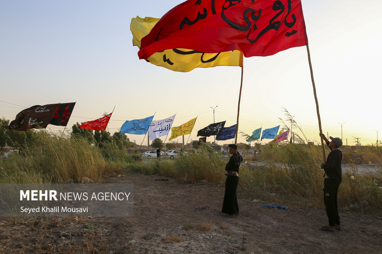 کاروان پیاده‌روی اربعین نور الحسین (ع) رامهرمز