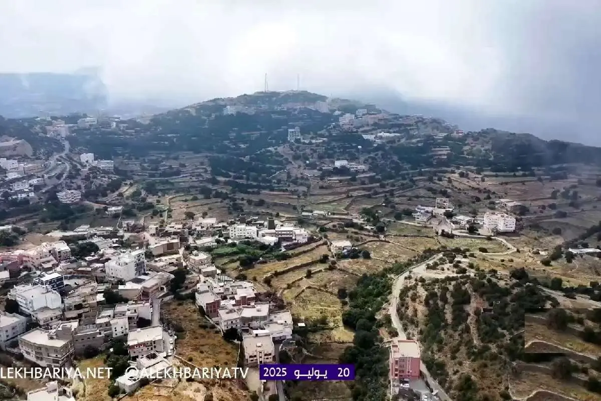 طبیعت چشم‌نواز یک روستا در عربستان