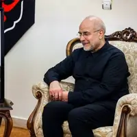 حضور قالیباف در منزل سرداران شهیدان رشید، سلامی و محقق