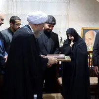 پیام و سلام ویژه رهبر انقلاب به خانواده سرلشکر شهید غیب‌پرور ابلاغ شد
