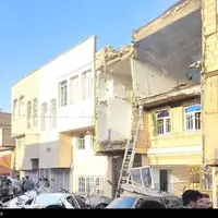 عکس/ انفجار یک منزل مسکونی در شهرک فاطمیه قم؛ ۴ نفر مصدوم شدند