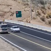 وضعیت نابسامان و خطرناک جاده موغار به نطنز