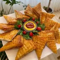 سمبوسه پیتزایی، عشق و هنر در یک ظرف!