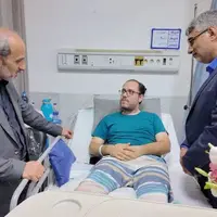ملاقات جبلی با جانبازان حمله رژیم صهیونیستی به رسانه ملی