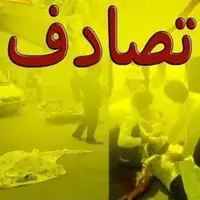 جان باختن زن و مرد ۴۰ ساله در تصادف بزرگراه شهید بابایی تهران