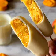 طرز تهیه بستنی مگنوم انبه و نارگیل در منزل