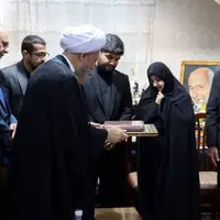 ابلاغ پیام رهبر انقلاب به خانواده سرلشکر شهید غیب‌پرور  