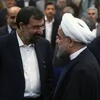 عکس زیرخاکی از حسن روحانی و محسن رضایی در یک جلسه محرمانه نظامی 