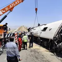 آخرین وضعیت درمانی مصدومان واژگونی اتوبوس محور فیروزآباد – کوار