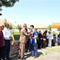 برگزاری آئین استقبال از قهرمان کردستانی با حضور مسئولین ورزش استان