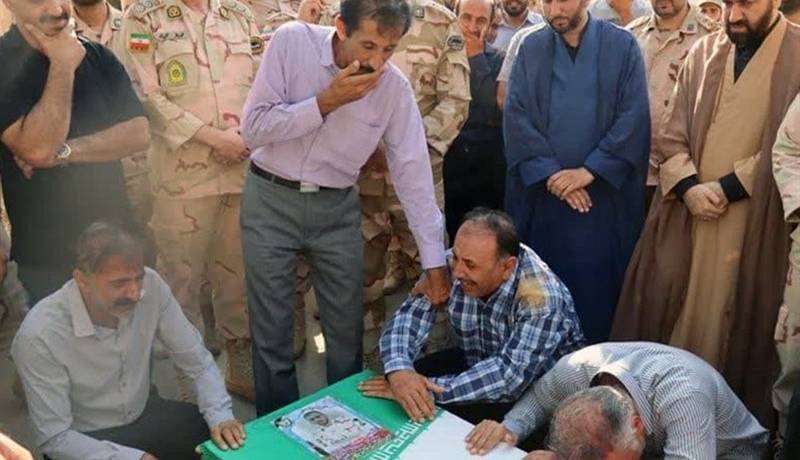 عکس/ تشییع باشکوه پیکر شهید مرزبان در بانه