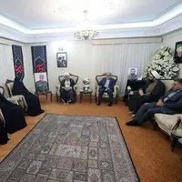 دیدار آملی لاریجانی با خانواده سرداران شهید، سلامی و رشید