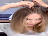 مدل مویی راحت برای زیر شال!