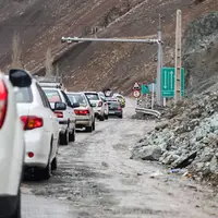 ترافیک سنگین در محور چالوس و آزاد راه قزوین- کرج