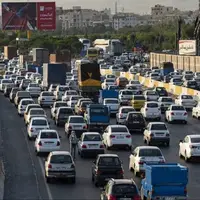ترافیک سنگین در محور فیروزکوه و دماوند