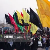 کاروان انصارالحسین پس از ۵۲ روز پیاده‌روی از مشهد به آبادان رسید