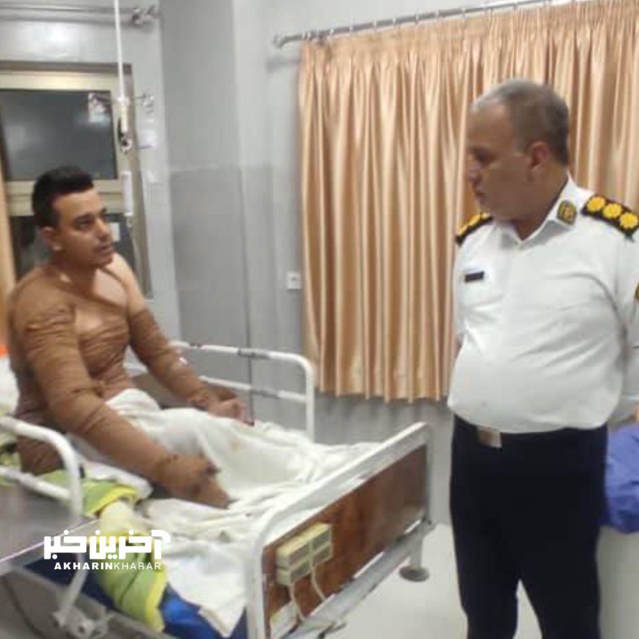 جزئیات حمله آتش‌زا به مأمور پلیس راه در مشهد؛ خودکشی راننده متخلف پیش از بازداشت