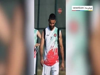 اولین تمرین مهرداد محمدی در تراکتور