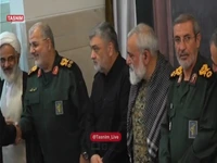 حضور فرماندهان سپاه در مراسم چهلمین روز شهادت سردار سلامی
