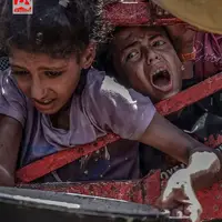 عکس/ تصاویری دردناک از گرسنگی مردم غزه